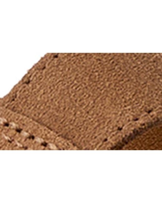 Ugg Brown Goldengaze Toe Post Suede Sandal