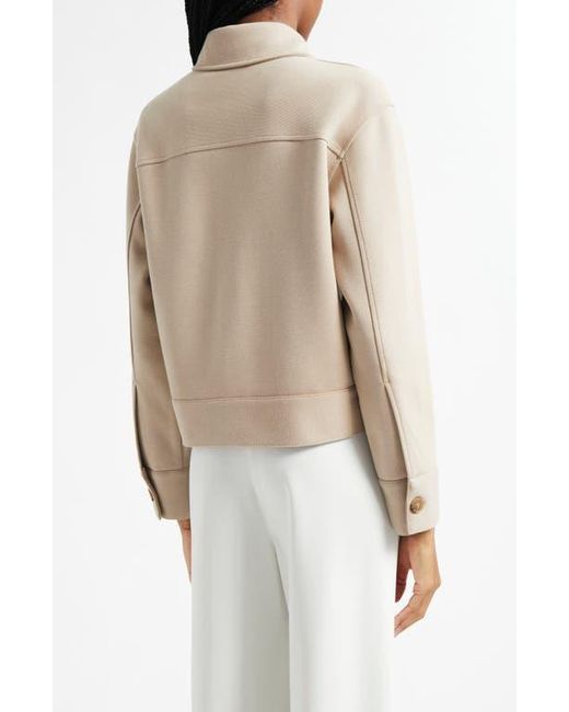 Vince Natural Double-Face Cropped Jacket