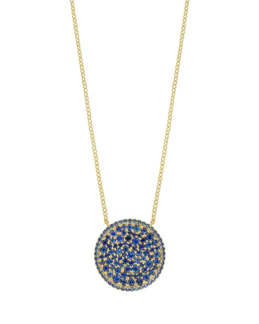 Bony Levy White El Mar Sapphire Pendant Necklace