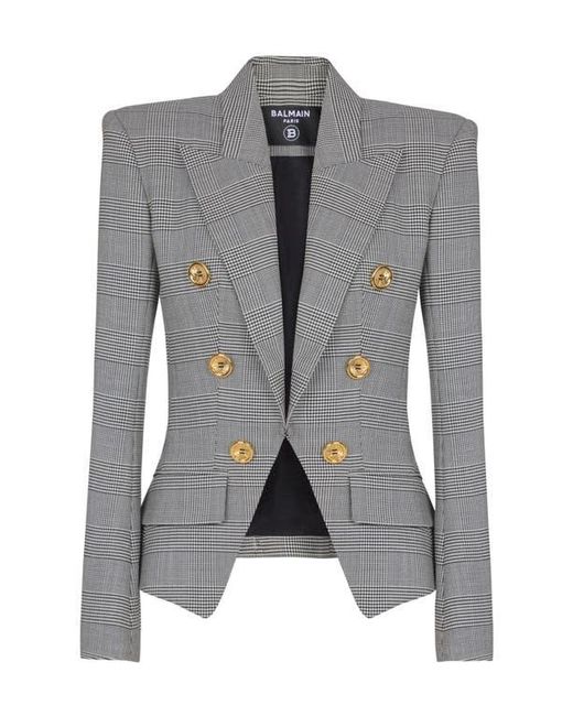 Balmain Black 6-Button Jacket