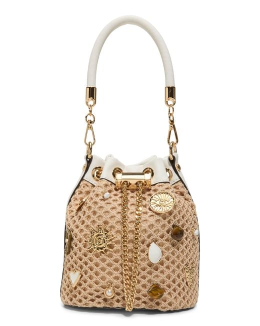 ALDO Metallic Shellinax Bucket Bag