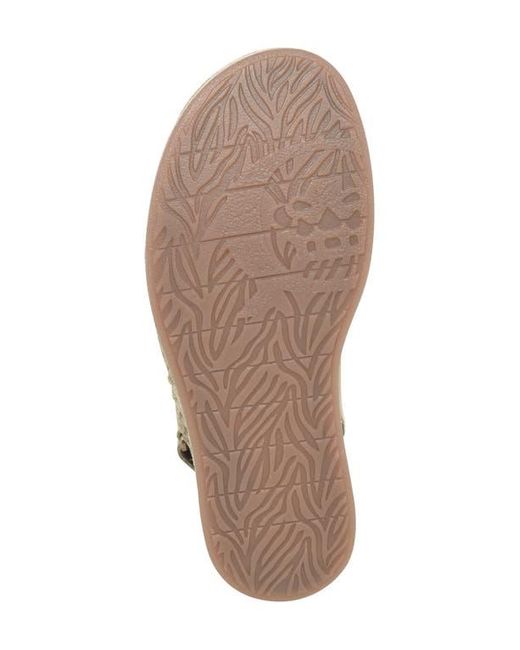 Børn Metallic Ebba Slingback Platform Wedge Sandal