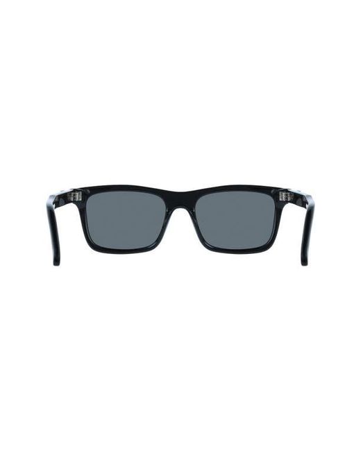 Ferragamo Black 55Mm Rectangular Sunglasses for men
