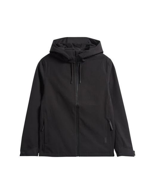 Rains Black Suva Softshell Jacket for men