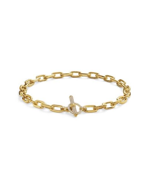 David Yurman Metallic Dy Madison Toggle Chain Necklace
