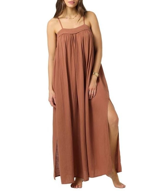 lace halter maxi dress Passionate Petals Floral Lace Halter Maxi Dress Sand / M