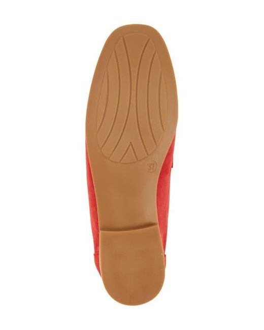 Cordani Red Ardelle Moc Toe Loafer