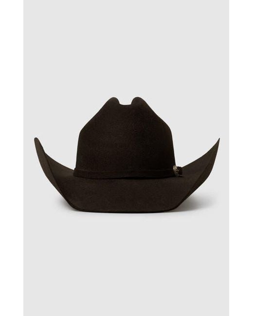 Manuela Black Range Wool Western Cowboy Hat