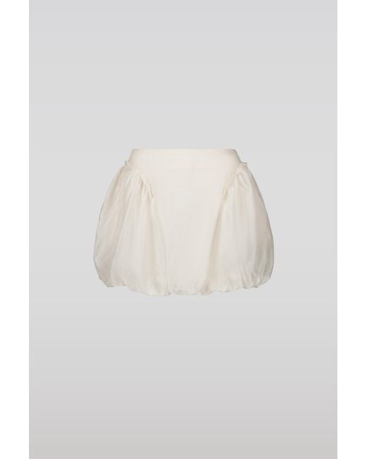 Saemdi Natural Bubble Mini Skirt