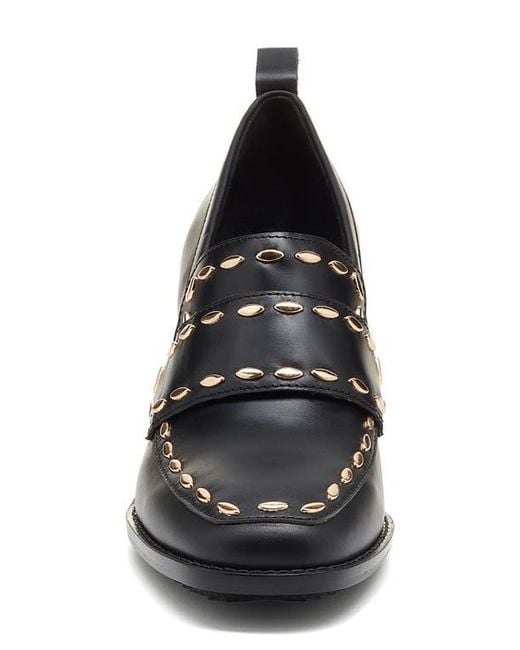 Kelsi Dagger Brooklyn Black Involve Loafer Pump
