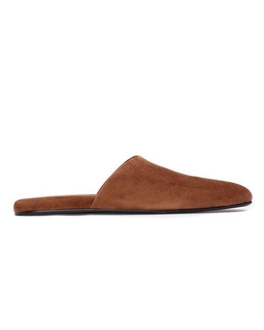 Black Suede Studio Brown Shiloh Mule