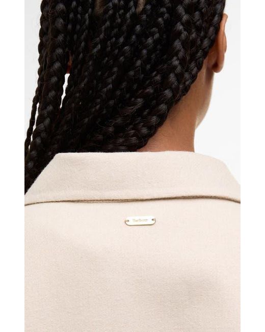 Barbour Natural Ashdon Double Face Wool Blend Overshirt