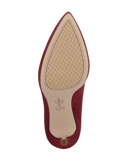 Jessica Simpson Red Sinelia Pointed Toe Platform Pump