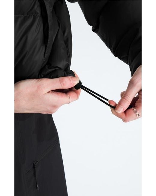 The North Face Black Nuptse Water Repellent 700 Fill Power Down Short Puffer Jacket