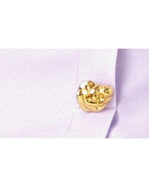 Endless Rose White Strapless Button-Up Top