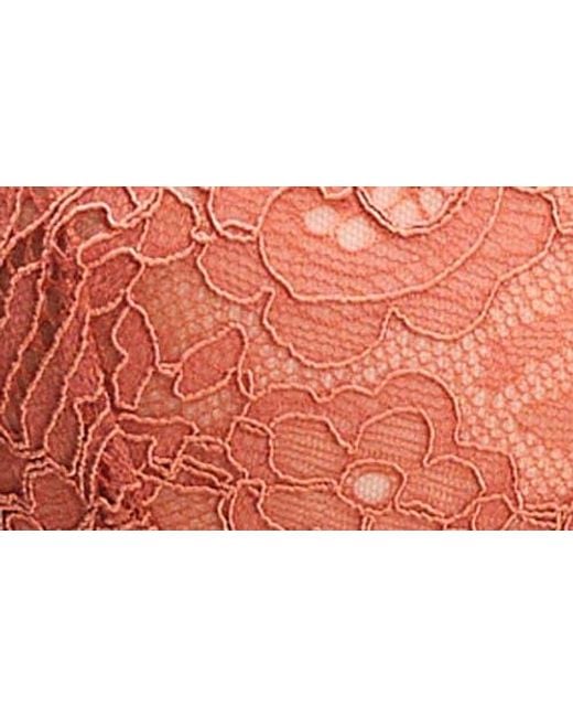 Savage x Fenty Red Romantic Corded Lace Unlined Underwire Bra