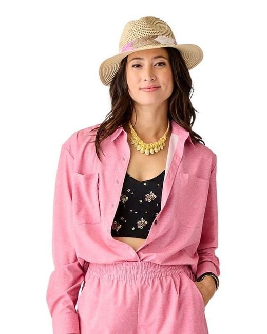 Carve Designs Pink Farrah Packable Hat