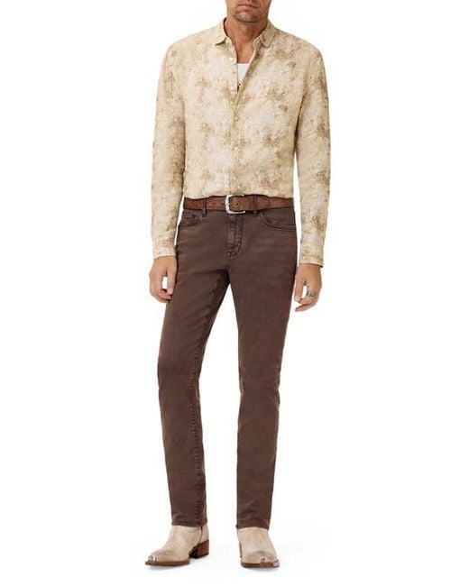 John Varvatos Natural Luca Paint Pattern Button-Up Shirt for men