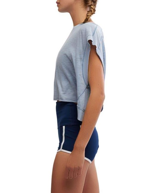 Free People Blue Fp Movement My Tee Time Open Back T-Shirt