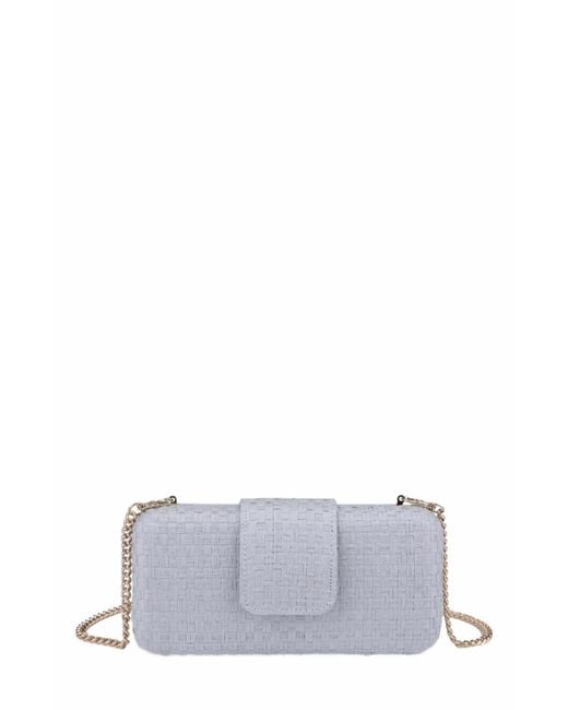 Moda Luxe Gray Sylvi Evening Bag