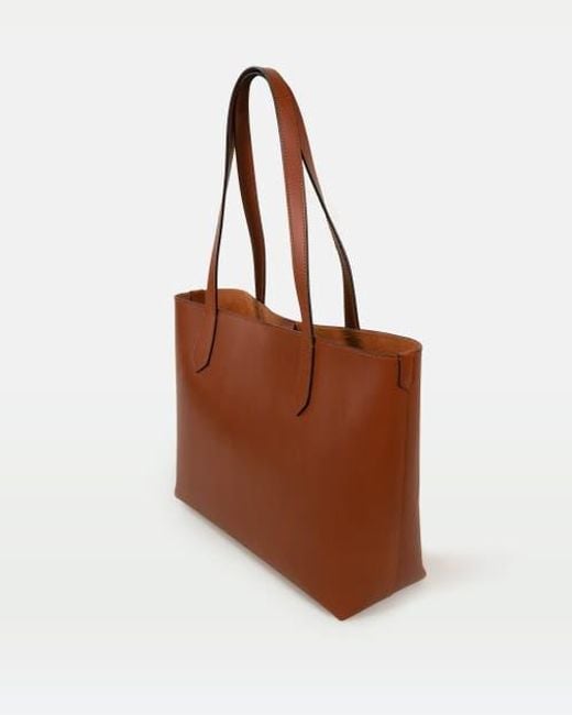 MODHER Brown Elba Structured Tote