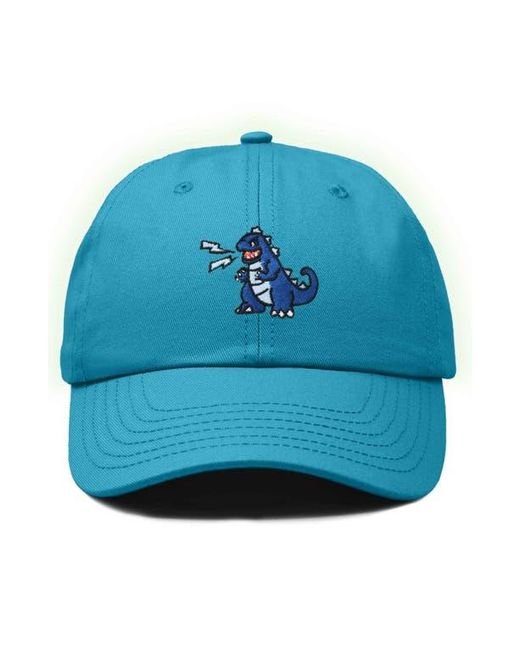 Alix Blue Big Lizard Cap for men