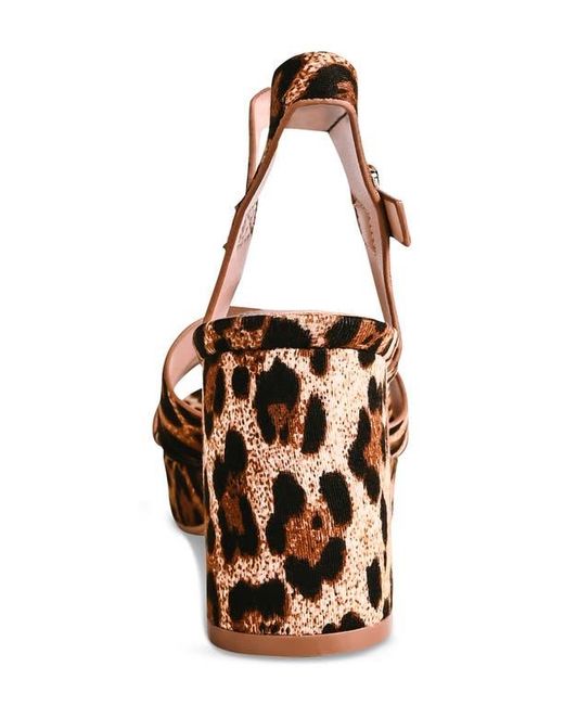 Touch Ups Brown Toby Ankle Strap Platform Sandal
