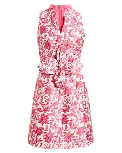 Lilly Pulitzer Tazie Embroidered Sleeveless Dress in Pink | Lyst