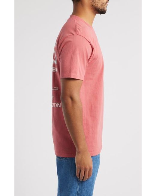 Obey Red Permission Graphic T-Shirt for men