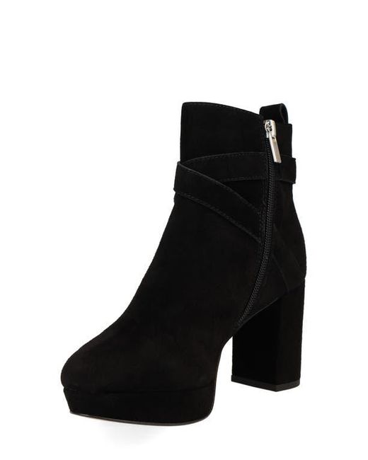 Pelle Moda Black Leyton Platform Bootie