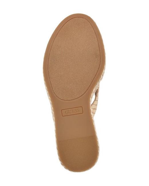 Guess Natural Eveh Platform Wedge Sandal