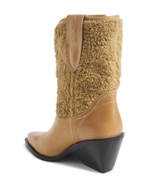 Free People Brown Pitchfork Point Western Boot