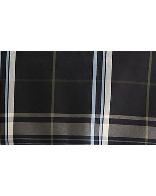 Scotch & Soda Black Check Taffeta Top