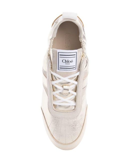 Chloé White Kick Sneaker
