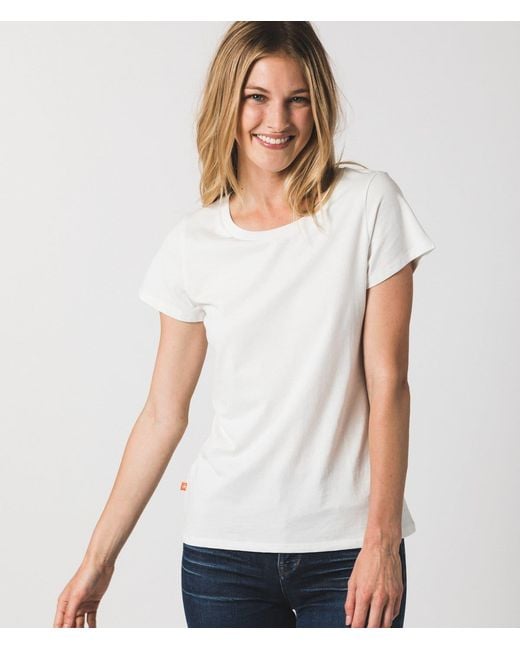 Known Supply White Fitted Tee