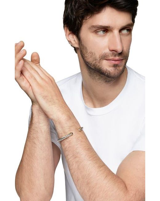 David Yurman Metallic Cable Cuff Bracelet for men
