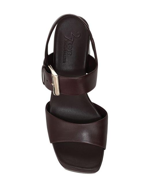 27 EDIT Naturalizer Brown Phillipa Block Heel Sandal