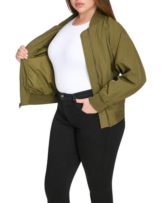 Levi's Green Relaxed Bomber Jacket