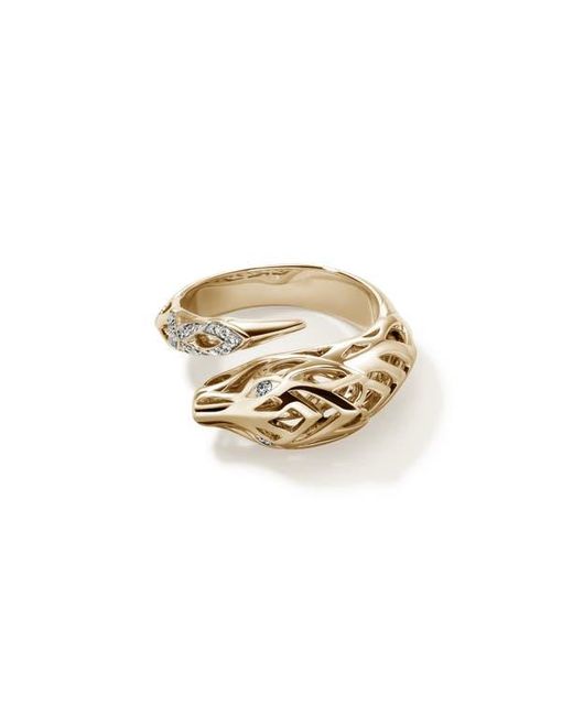 John Hardy Metallic Naga Bypass Ring
