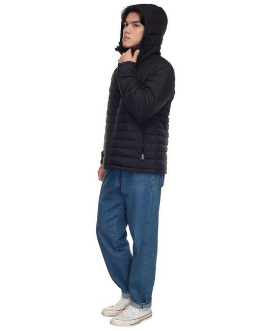 Rokka&Rolla Blue Midweight Puffer Jacket for men