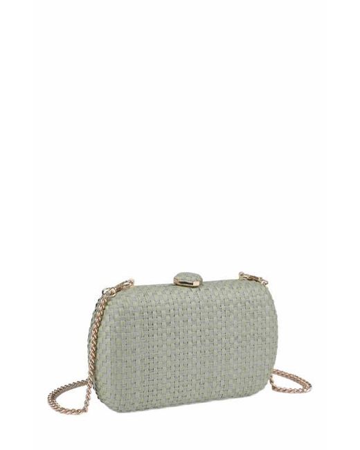 Moda Luxe Gray Roxie Evening Bag