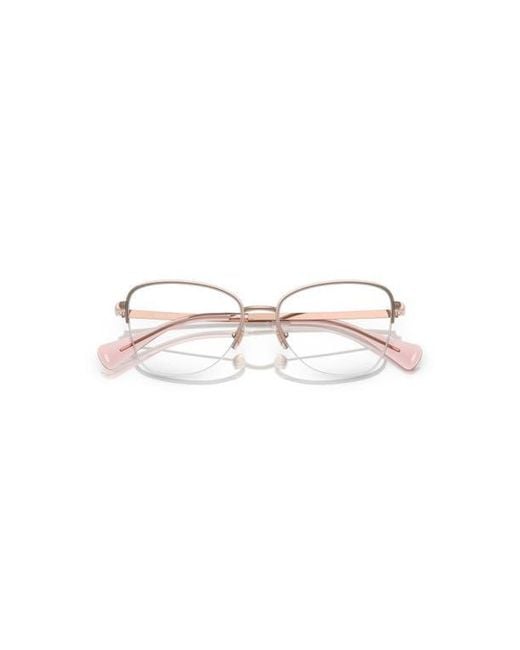 Ralph Metallic 53Mm Irregular Optical Glasses