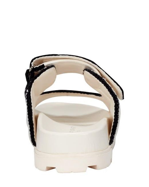 Marc Fisher White Brinleys Two-Strap Sandal