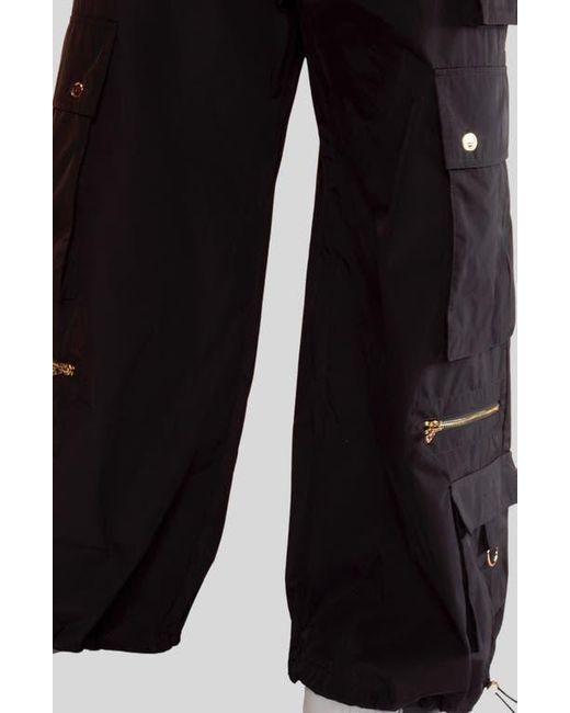 Cynthia Rowley Black Kim Cargo Pant