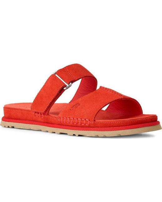 Ugg Red Goldengaze Slide Sandal
