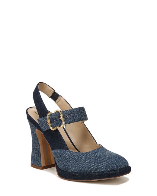 Sam Edelman Jildie Platform Slingback Sandal in Blue Lyst