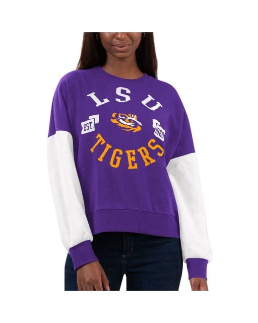 White lsu sweatshirt sale