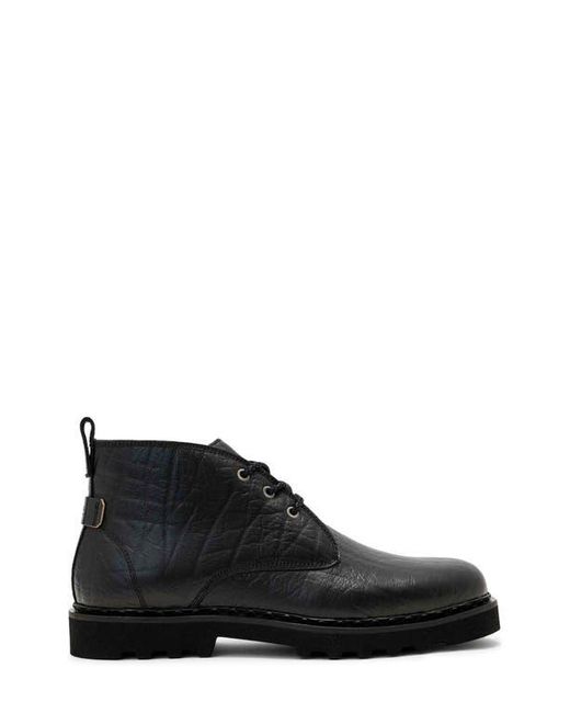 AllSaints Black Skiff Mid Boot for men