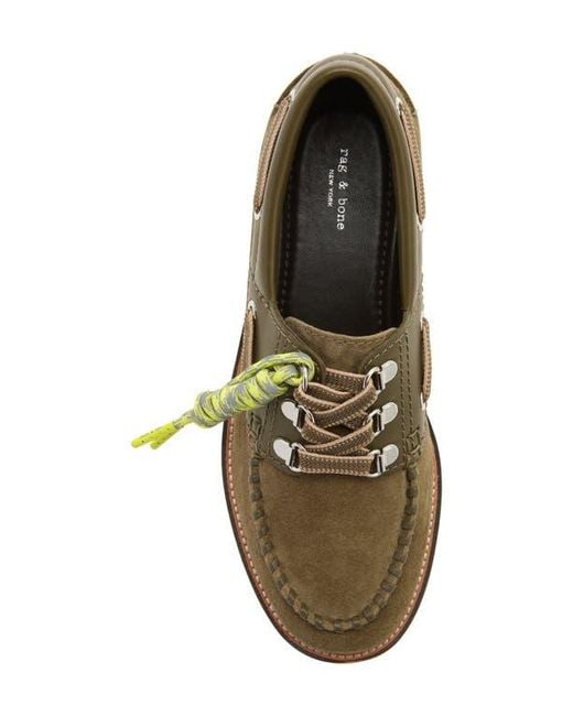 Rag & Bone Brown Cameron Lug Sole Loafer
