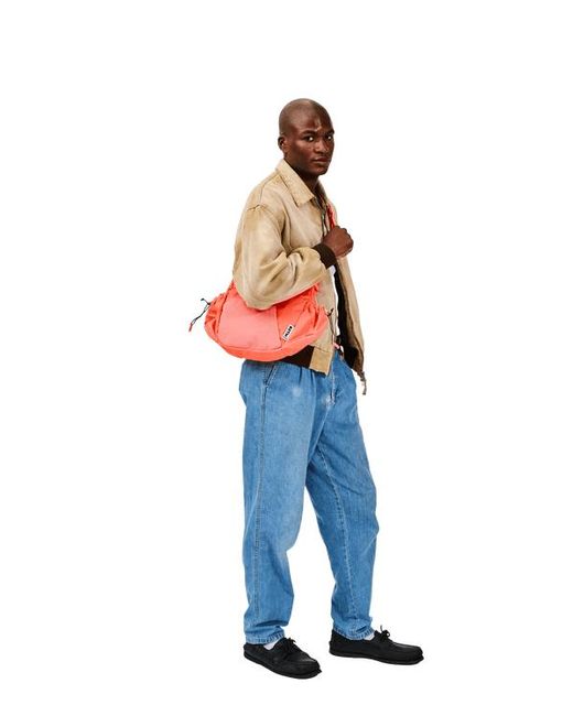 BABOON TO THE MOON Pink Crescent Crossbody Bag